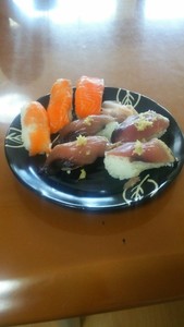 ランチの握りずしの写真